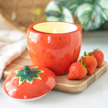 Load image into Gallery viewer, Strawberry Shaped Candle Jar
