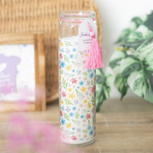 Load image into Gallery viewer, Spring Floral Print Fresh Linen Tube Candle
