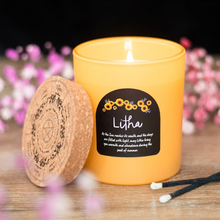 Load image into Gallery viewer, Litha Wildflower Wheel of the Year Candle
