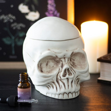 Load image into Gallery viewer, Weathered Skull Oil Burner and Wax Warmer
