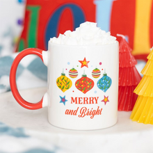 Load image into Gallery viewer, Merry and Bright Bauble Mug
