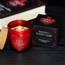 Load image into Gallery viewer, Love Potion Raspberry Crystal Chip Candle
