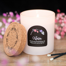 Load image into Gallery viewer, Ostara Fresh Linen Wheel of the Year Candle
