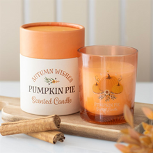 Load image into Gallery viewer, Autumn Wishes Pumpkin Pie Candle
