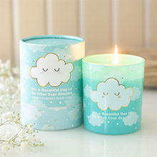 Load image into Gallery viewer, Cloud Print Lavender &amp; Chamomile Candle
