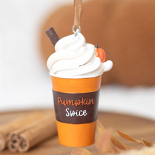 Load image into Gallery viewer, Pumpkin Spice Latte Hanging Ornament
