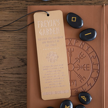 Load image into Gallery viewer, Freyja&#39;s Garden Wooden Bookmark
