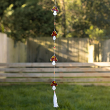 Load image into Gallery viewer, String of Mushroom Suncatchers
