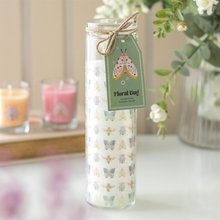 Load image into Gallery viewer, Floral Bug Garden Rose Tube Candle
