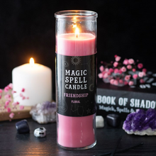 Load image into Gallery viewer, Friendship Floral Magic Spell Tube Candle
