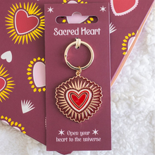 Load image into Gallery viewer, Sacred Heart Keyring
