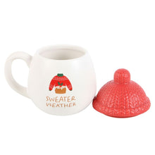 Load image into Gallery viewer, Sweater Weather Lidded Mug
