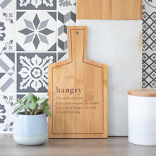 Load image into Gallery viewer, Hangry Bamboo Serving Board
