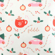 Load image into Gallery viewer, Square Sugarplum Fun Christmas Print Cushion
