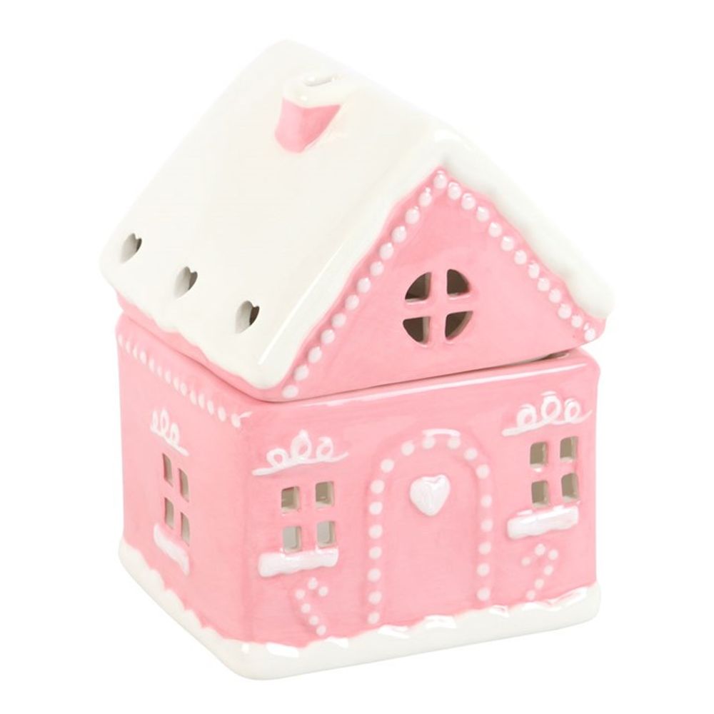 Pink Gingerbread House Oil  Burner Wax Warmer