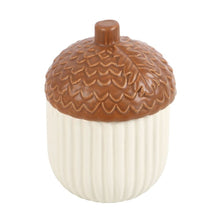 Load image into Gallery viewer, Autumn Acorn Ceramic Storage Jar
