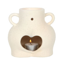 Load image into Gallery viewer, Cream Speckle Bum Wax Melt Warmer
