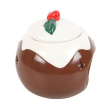 Load image into Gallery viewer, Christmas Pudding Oil Burner Wax Warmer
