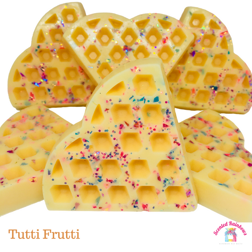 Tutti Frutti Waffle - luxury long lasting fruity wax waffle, sweet and juicy colourful wax