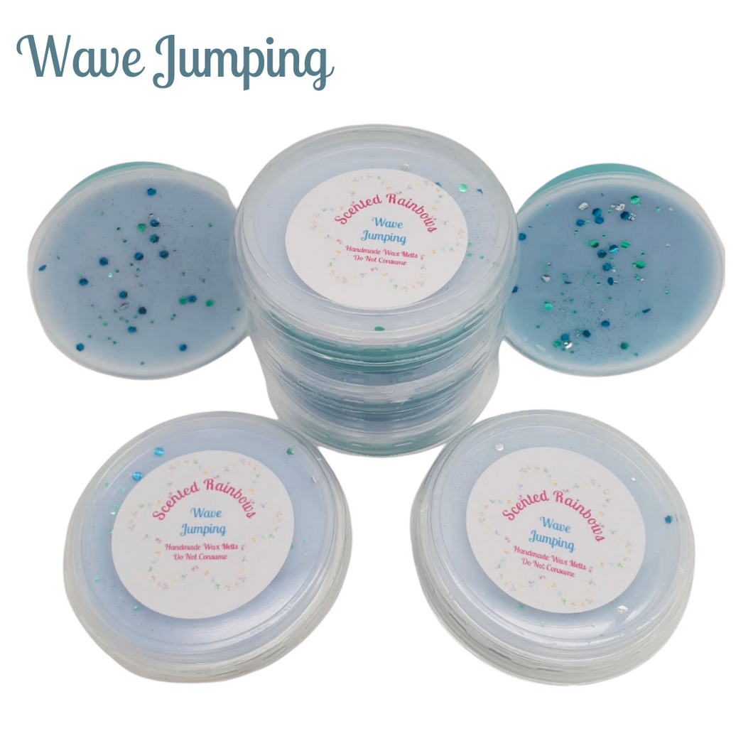 Wave Jumping Pot -  Luxury wax melts - long lasting wax - highly scented wax - fresh - ocean - wax pot