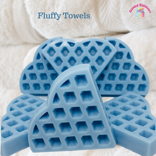 Fluffy Towels Wax melt waffle - clean laundry scented wax melts