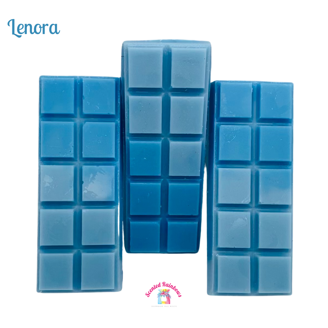 Lenora Wax Melt Bar - Laundry lovers wax melts - blue wax melt bar