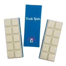 Load image into Gallery viewer, Fresh Linen wax melt Bar - Clean laundry scented wax melts
