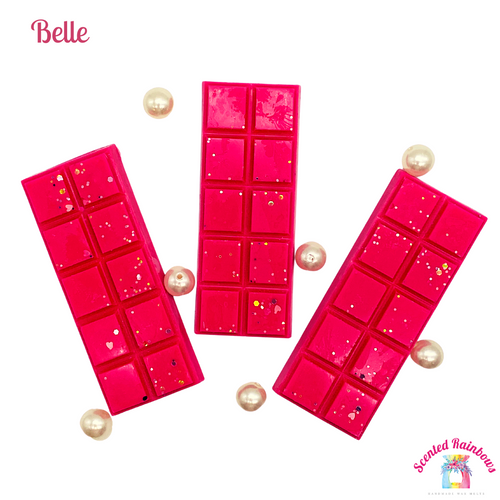 Belle Wax Melt Snap Bar - La Ve Est Belle Perfume Dupe - Feminine Wax Melts - Strong and Long Lasting Wax Melts - Pink Wax