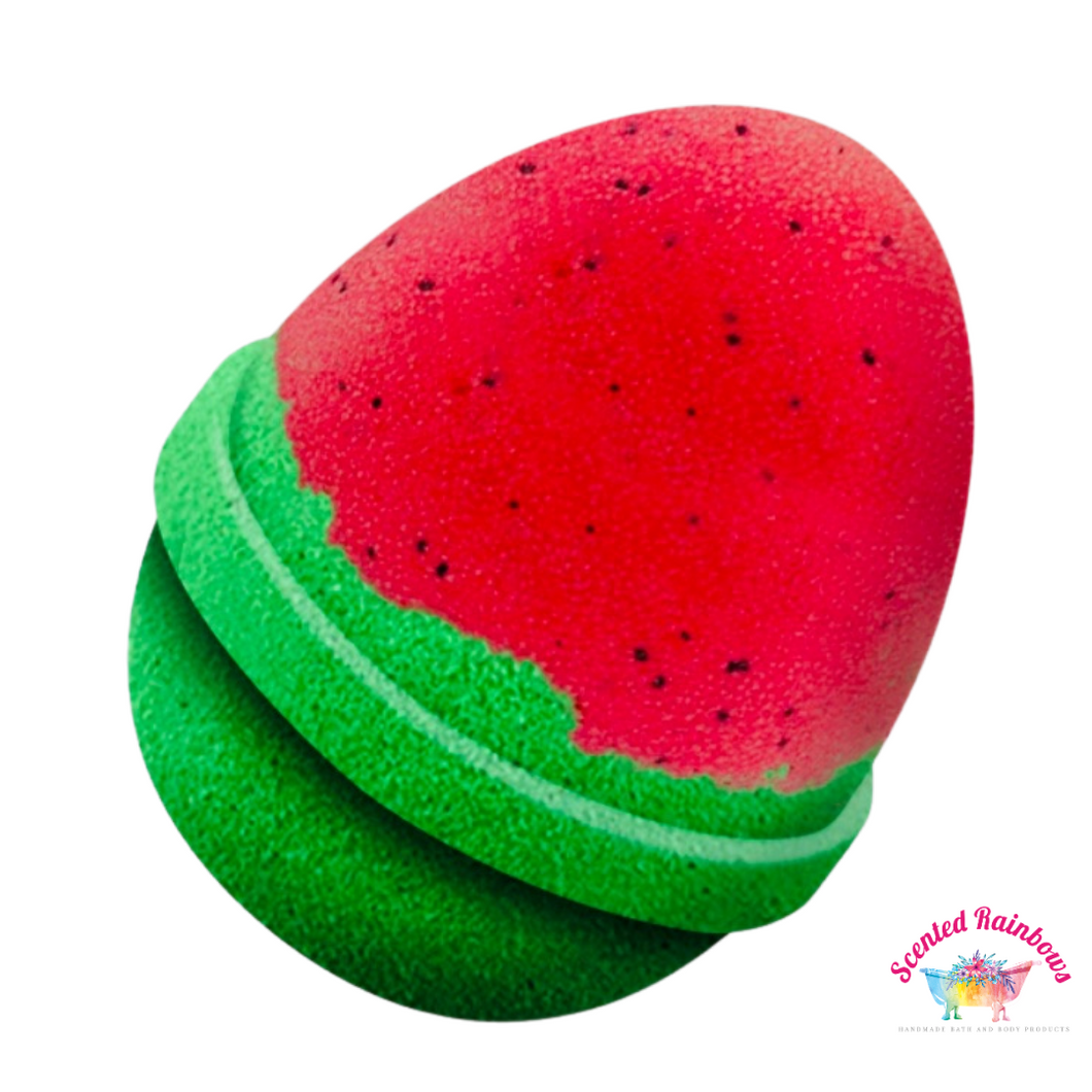 Watermelon Splash Bath Egg - Watermelon Bath Bomb - Novelty Bath Bomb - Childrens Bath Bomb - Cheap bath bombs - Colourful - Egg shape bath bomb