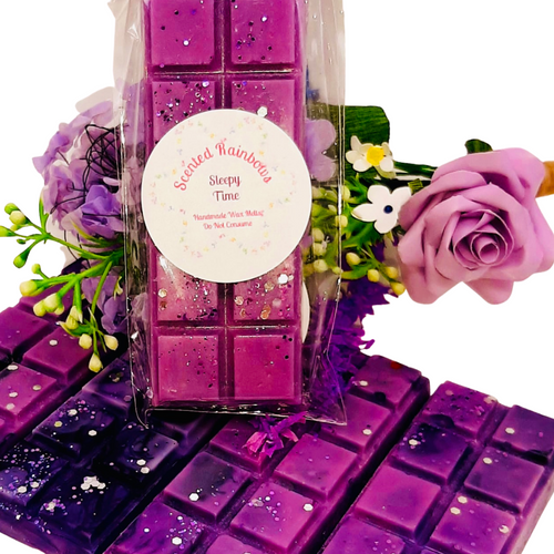 Sleepy Time Wax melt bar - long lasting luxury wax melt, colourful, relaxing lush dupe