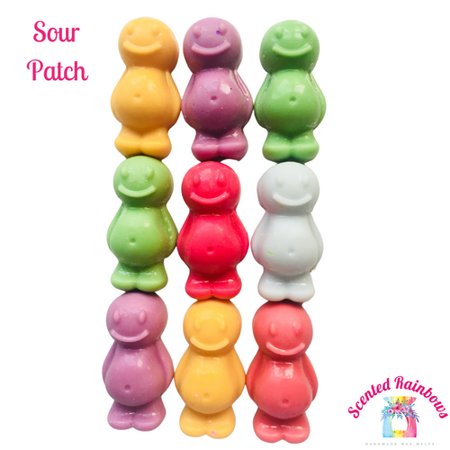 Sour Patch Kids Wax Melt Shapes - long lasting luxury fizzy wax melt - Novelty wax shape melts - Super sweet - Sour patch dupe wax melts