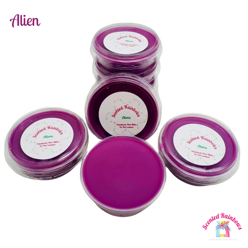 Aliens Wax Melt Pot - long lasting luxury wax melt - stackable pots - feminine perfume scent -  Thierry Mugler Alien Dupe