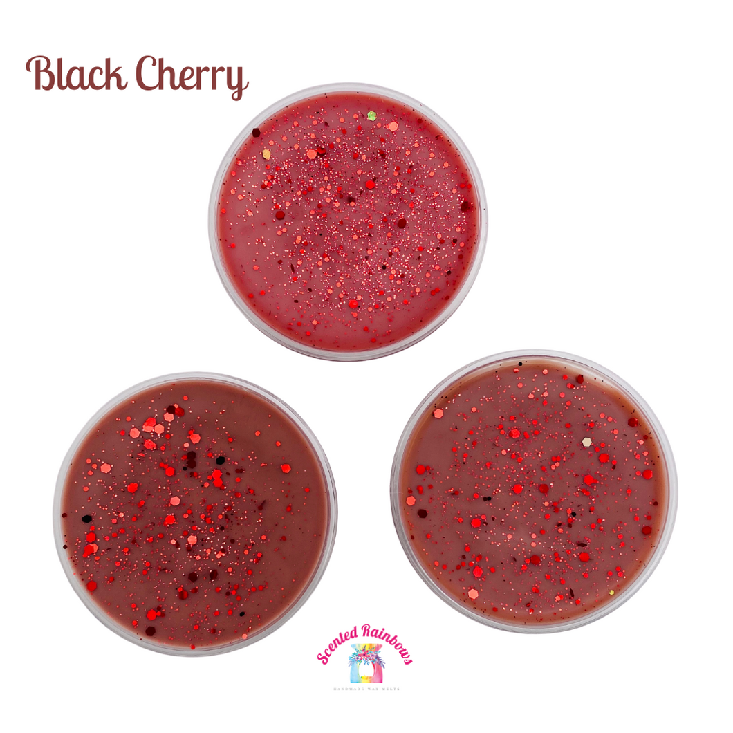 Black Cherry Wax Melt Pot - Super Strong Cherry Scent - Stackable Pots - Easily Breakable 