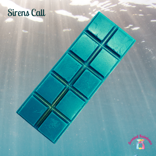 Sirens Call Wax Melt Snap bar - Long lasting luxury wax melt snap bar, colourful fruity wax melt bar