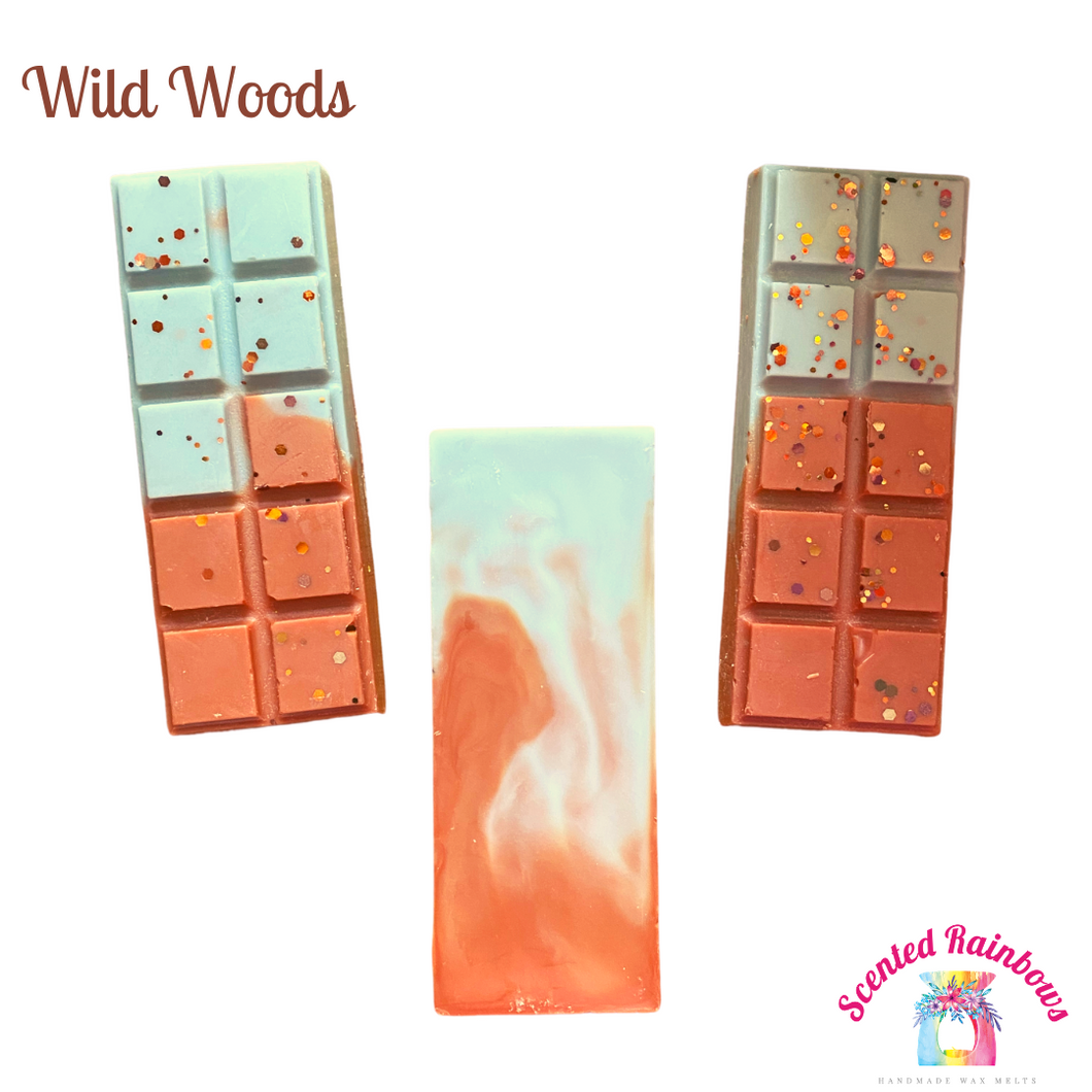 Wild Woods Bar -  Colourful wax - Luxury Wax - Long lasting wax - wax snap bar - autumn wax 