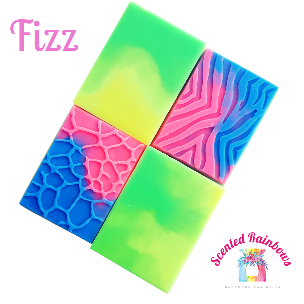 Fizz Texture Wax Melt Bar - Scented Rainbows 
