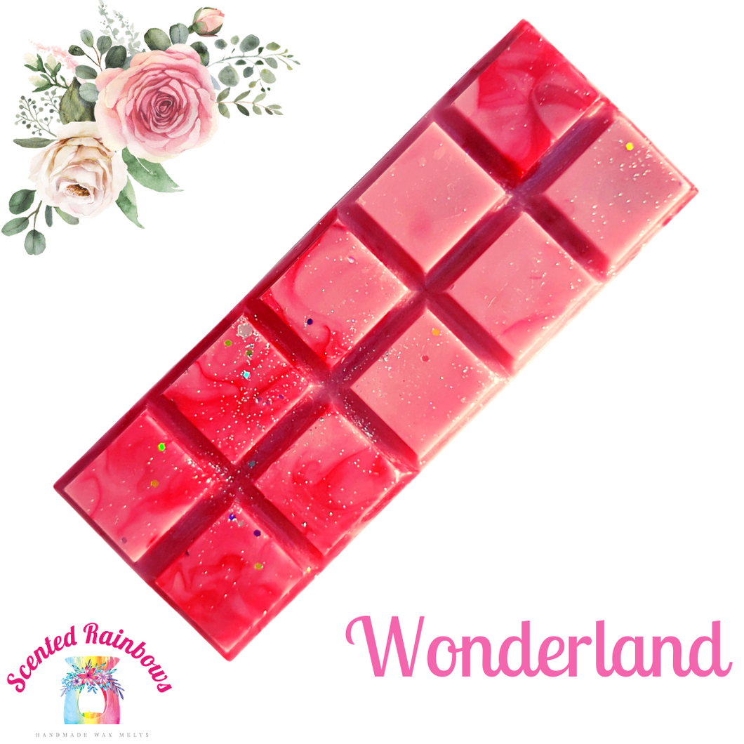 Wonderland Wax Melt Bar -  Colourful - Luxury Wax - Long Lasting - Mrs Hinch - Laundry dupe - Floral - Clean and Fresh