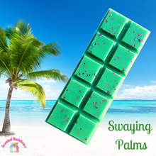 Load image into Gallery viewer, Swaying Palms Wax Melt Snapbar - long lasting luxury wax melt, woody tropical palm tree and caribbean scent
