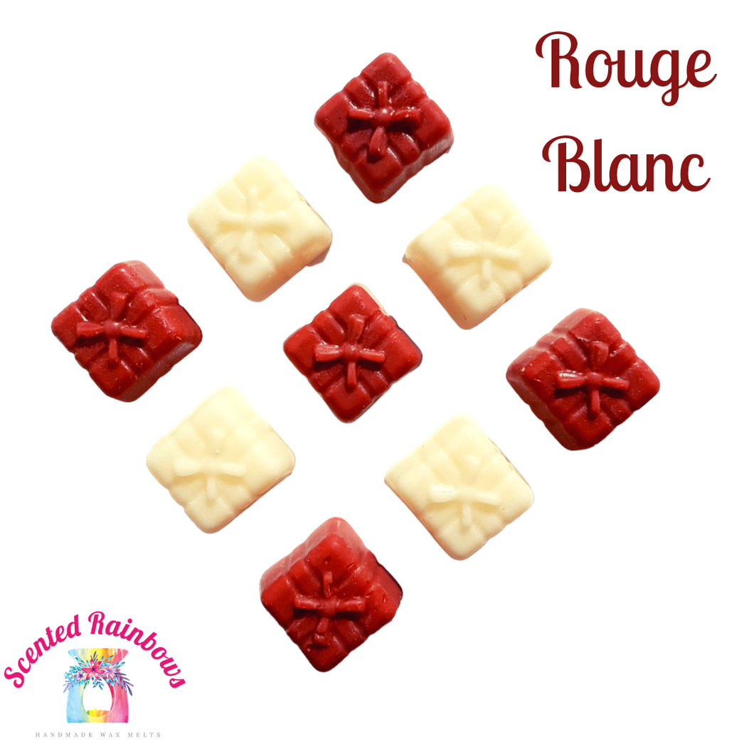 Rouge Blanc Wax Melt Shapes - long lasting luxury wax melt shapes, novelty present shape wax melts