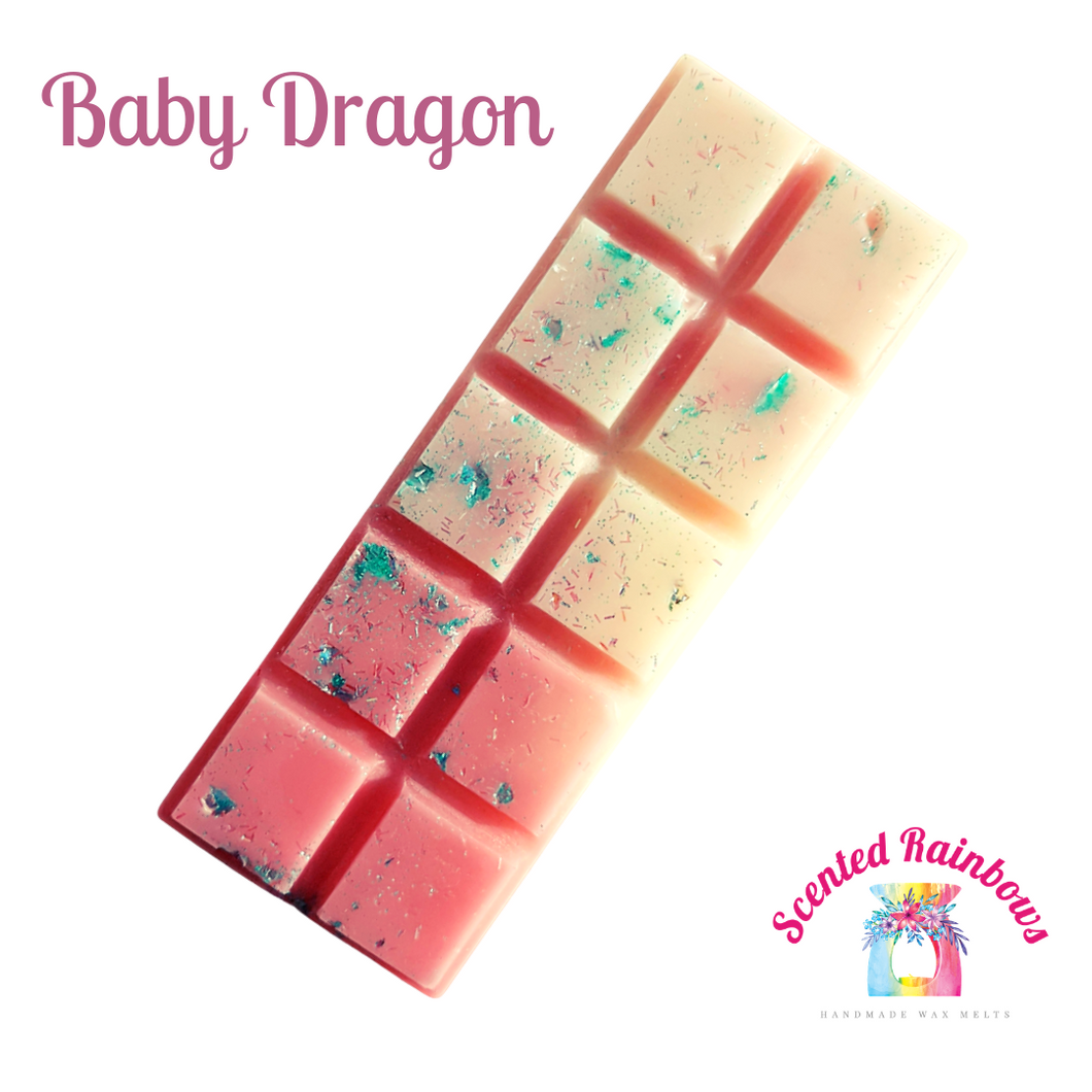Baby Dragon Wax Melt Snap Bar - Scented Rainbows 