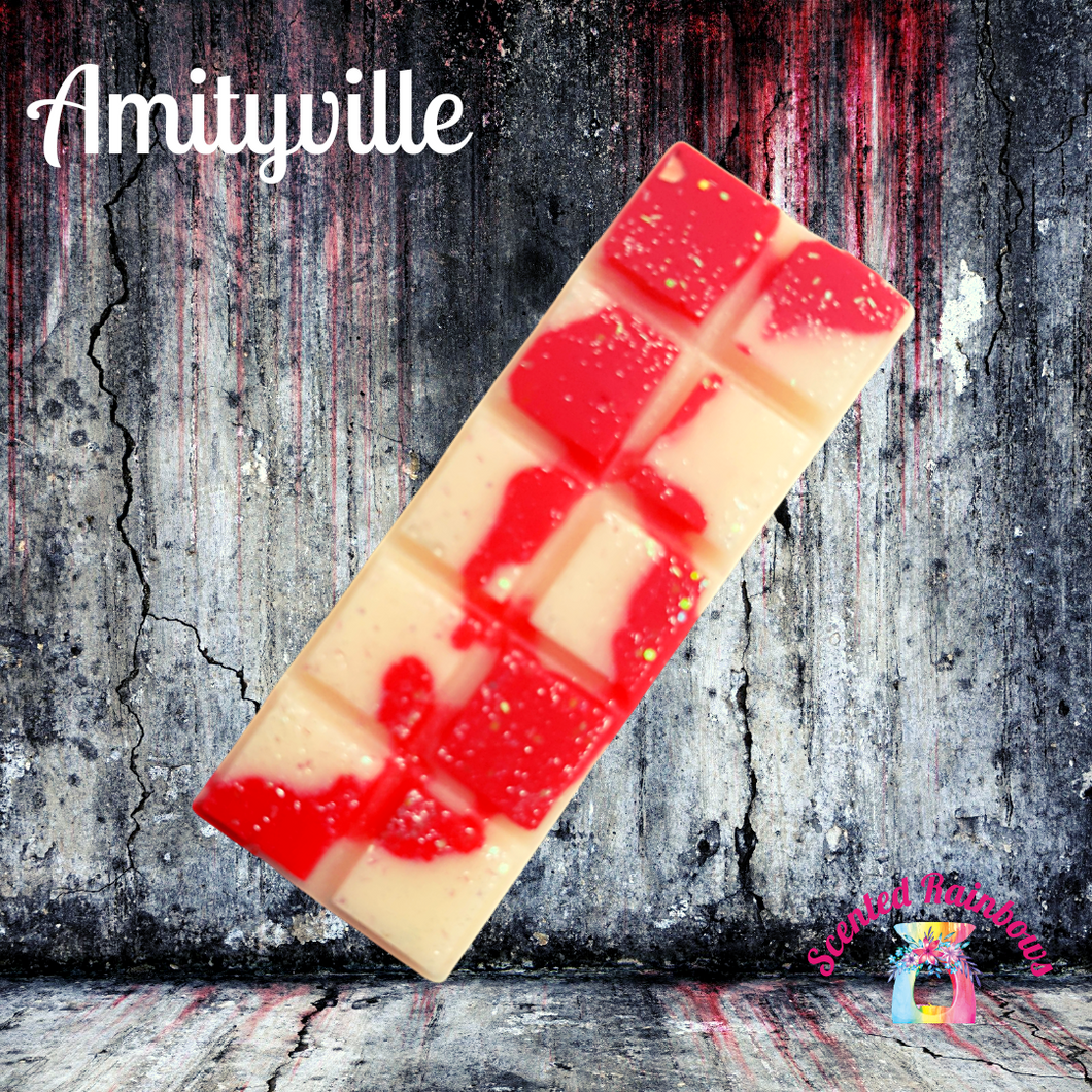 Amityville Wax Melt Snap Bar - long lasting luxury wax melts - halloween wax melts - novelty wax melts
