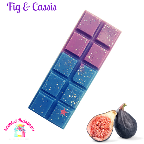 Fig & Cassis Wax Melt Snap Bar - Scented Rainbows 