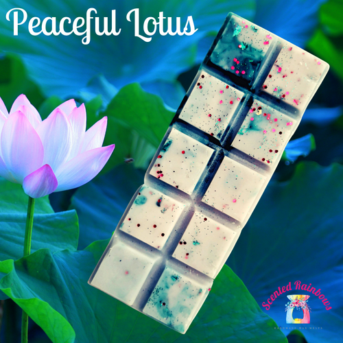 Peaceful Lotus Wax Melt Snap Bar - Scented Rainbows 