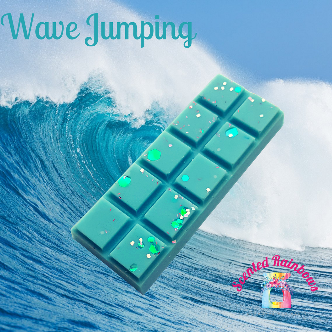 Wave Jumping Bar -  Luxury wax melts - long lasting wax - highly scented wax - wax snapbar