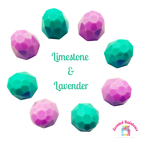 Limestone & Lavender Wax Melt Domes - Scented Rainbows 