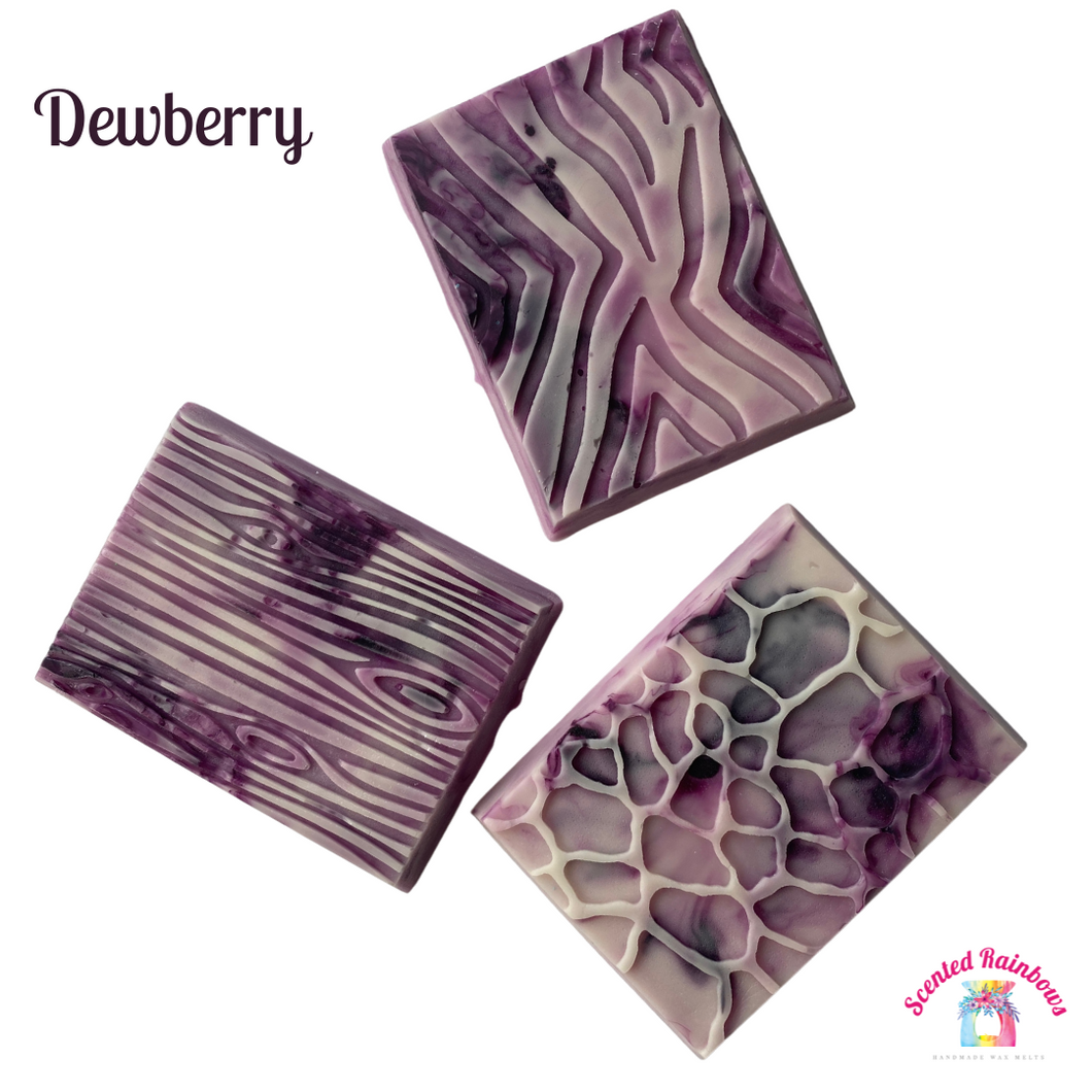 Dewberry Texture Wax Melt Bar - Scented Rainbows - Feminine Scent Dupe - Wood Effect Wax Bar - Textured Wax Bar - Giraffe Print Wax Bar