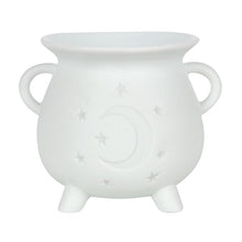 Load image into Gallery viewer, White Cauldron Tealight Wax Melt Warmer
