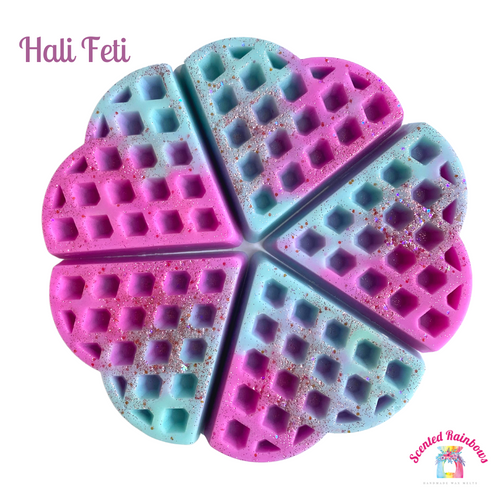 Hali Feti Wax Melt Waffle - Scented Rainbows 