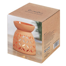 Load image into Gallery viewer, Terracotta Geometric Tealight Wax Melt Warmer
