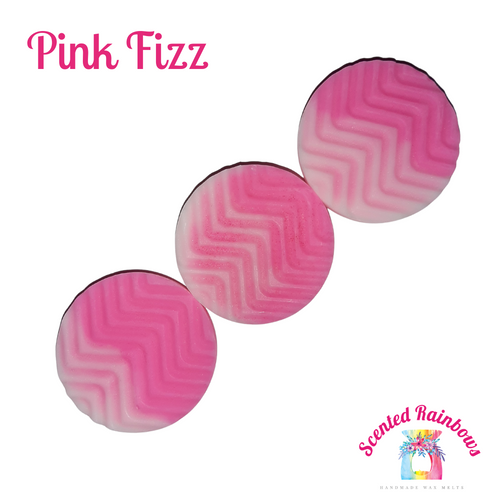 Pink Fizz Wax Melt Circle - Scented Rainbows 